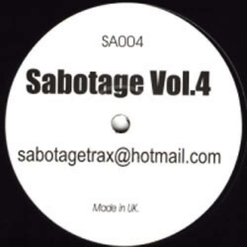 Cover Sabotage Trax - Sabotage Vol.4 (12) Schallplatten Ankauf