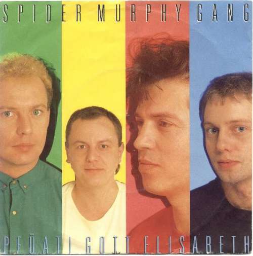 Cover Spider Murphy Gang - Pfüati Gott Elisabeth (7, Single) Schallplatten Ankauf