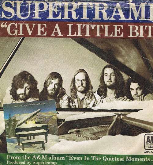 Cover Supertramp - Give A Little Bit (7, Single) Schallplatten Ankauf