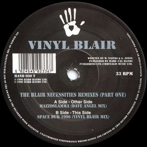 Cover Vinyl Blair - The Blair Necessities Remixes (Part One) (12) Schallplatten Ankauf