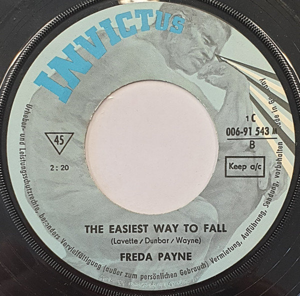 Cover Freda Payne - Band Of Gold / The Easiest Way To Fall (7, Single, Ads) Schallplatten Ankauf