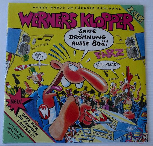 Cover Various - Werners Klopper Ausse 80Ä (2xLP, Comp) Schallplatten Ankauf