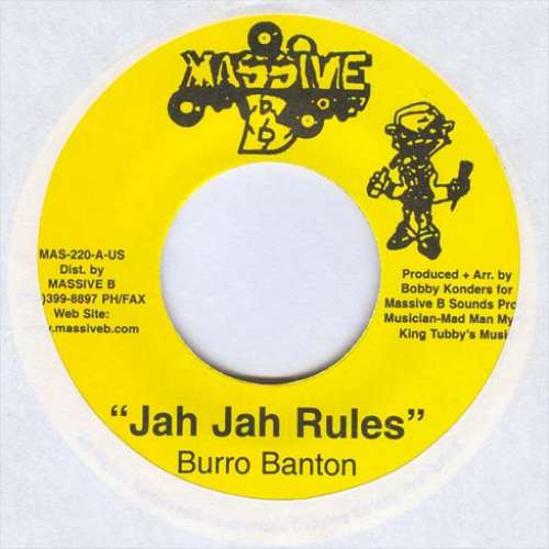 Cover Burro Banton - Jah Jah Rules (7) Schallplatten Ankauf