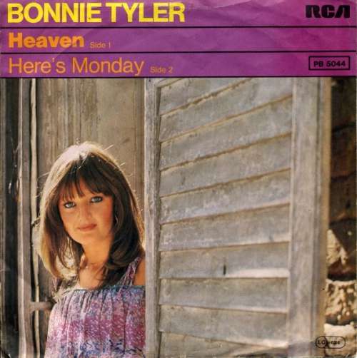 Cover Bonnie Tyler - Heaven / Here's Monday (7, Single) Schallplatten Ankauf