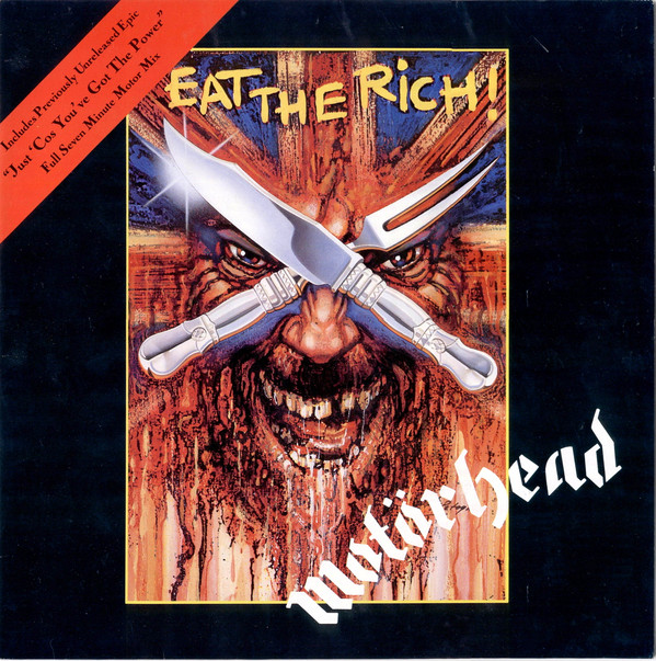 Cover Motörhead - Eat The Rich (12, Single) Schallplatten Ankauf