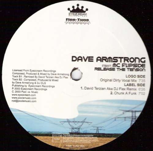 Cover Dave Armstrong Feat. MC Flipside - Release The Tension (12) Schallplatten Ankauf