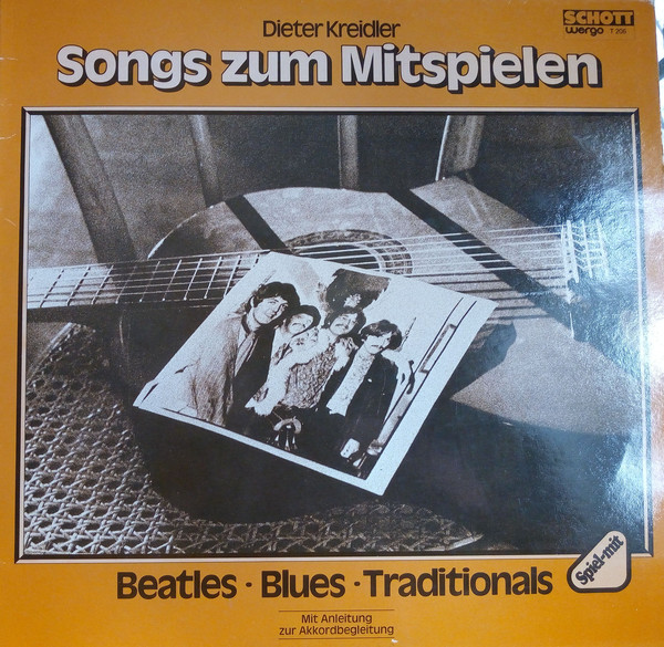 Cover Dieter Kreidler - Songs zum Mitspielen: Beatles - Blues - Traditionals (LP, Album) Schallplatten Ankauf
