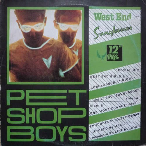 Cover Pet Shop Boys - West End - Sunglasses (12) Schallplatten Ankauf