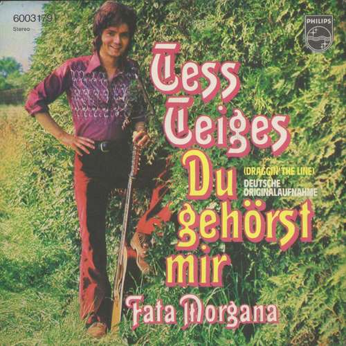Cover Tess Teiges - Du Gehörst Mir (Draggin' The Line) (7, Single) Schallplatten Ankauf