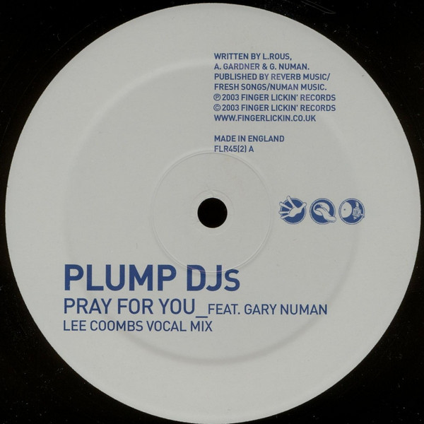 Cover Plump DJs Feat Gary Numan - Pray For You (Lee Coombs Remixes) (12) Schallplatten Ankauf