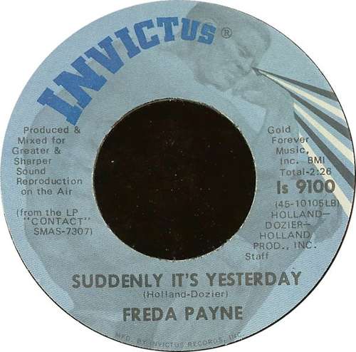 Cover Freda Payne - You Brought The Joy (7, Single) Schallplatten Ankauf