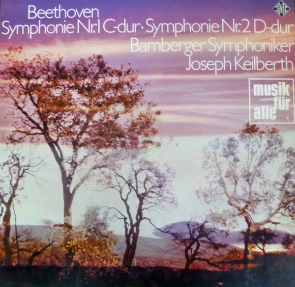 Bild Joseph Keilberth - Bamberger Symphoniker - Ludwig van Beethoven - Symphonie Nr.1 C-Dur - Symphonie Nr.2 D-Dur (LP, Album) Schallplatten Ankauf