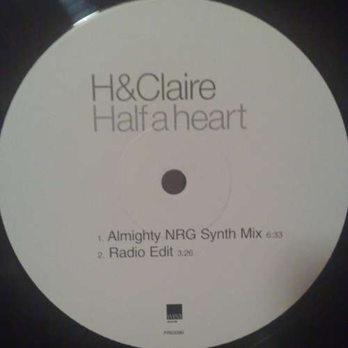 Cover H & Claire - Half A Heart (12) Schallplatten Ankauf