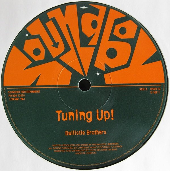 Cover Ballistic Brothers - Tuning Up! / Future James (12) Schallplatten Ankauf