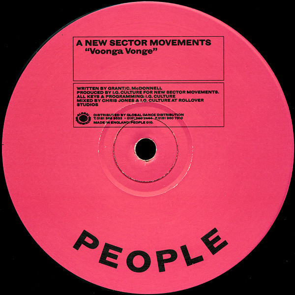Bild New Sector Movements - Voonga Vonge (12) Schallplatten Ankauf