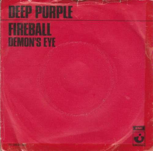 Cover Deep Purple - Fireball (7, Single, Red) Schallplatten Ankauf