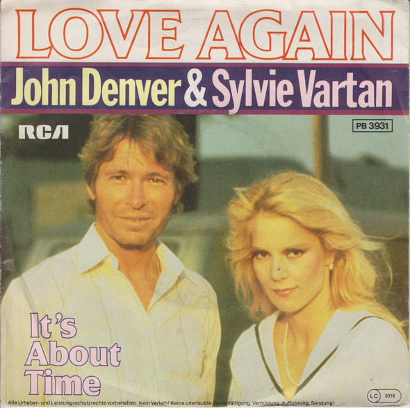 Cover John Denver & Sylvie Vartan - Love Again (7, Single) Schallplatten Ankauf