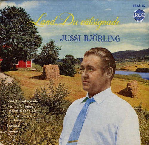 Cover Jussi Björling - Land, Du Välsignade (7, EP) Schallplatten Ankauf