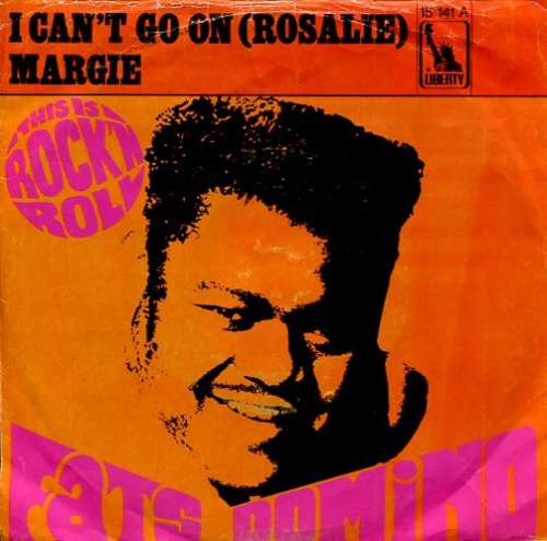 Cover Fats Domino - I Can't Go On (Rosalie) / Margie (7, Single) Schallplatten Ankauf