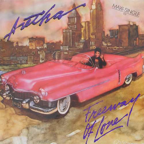 Cover Aretha Franklin - Freeway Of Love (12, Maxi) Schallplatten Ankauf