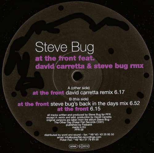 Cover Steve Bug - At The Front (12) Schallplatten Ankauf
