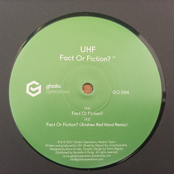 Cover UHF (8) - Fact Or Fiction? EP (12, EP) Schallplatten Ankauf
