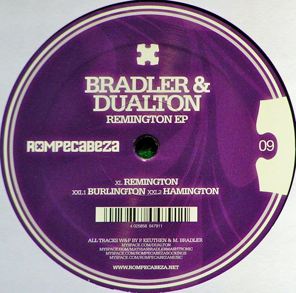 Cover Bradler* & Dualton - Remington EP (12, EP) Schallplatten Ankauf