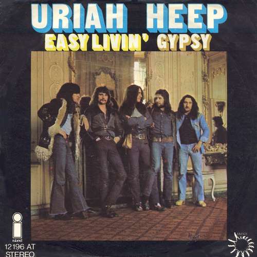 Cover Uriah Heep - Easy Livin' / Gypsy (7, Single) Schallplatten Ankauf