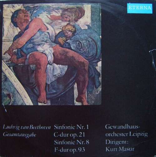 Cover Ludwig van Beethoven - Gewandhausorchester Leipzig, Kurt Masur - Sinfonie Nr. 1, Sinfonie Nr. 8 (LP) Schallplatten Ankauf