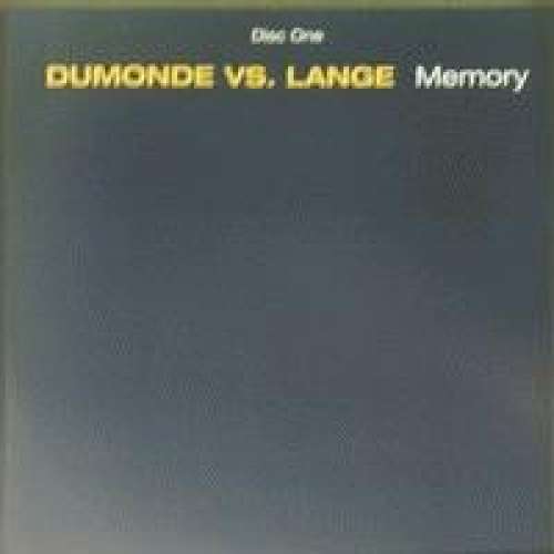Cover DuMonde vs. Lange - Memory (12, Dis) Schallplatten Ankauf