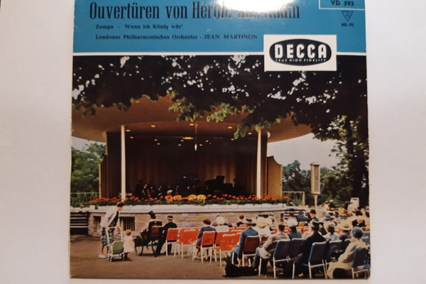 Cover Londoner Philharmonisches Orchester* · Jean Martinon - Ouvertüren Von Hérold Und Adam (7) Schallplatten Ankauf
