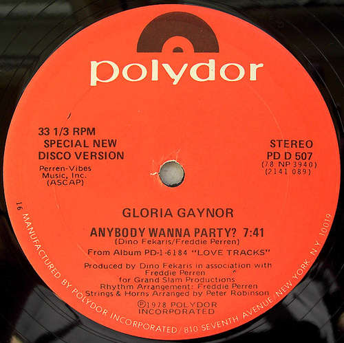 Cover Gloria Gaynor - Anybody Wanna Party? (12, 16 ) Schallplatten Ankauf
