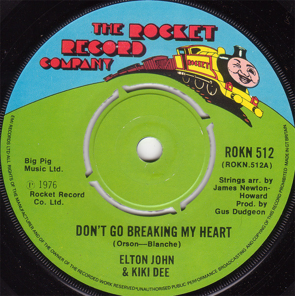 Bild Elton John & Kiki Dee - Don't Go Breaking My Heart (7, Single, Com) Schallplatten Ankauf