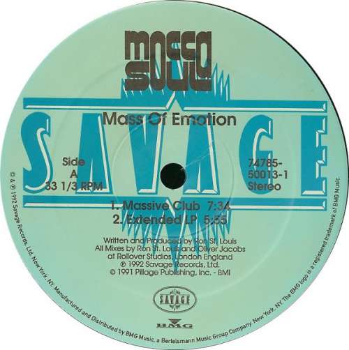 Cover Mocca Soul* - Mass Of Emotion (12) Schallplatten Ankauf
