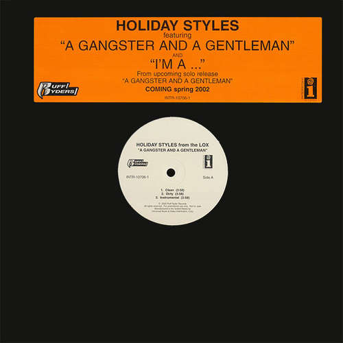 Cover Holiday Styles - A Gangster And A Gentleman / I'm A... (12, Promo) Schallplatten Ankauf