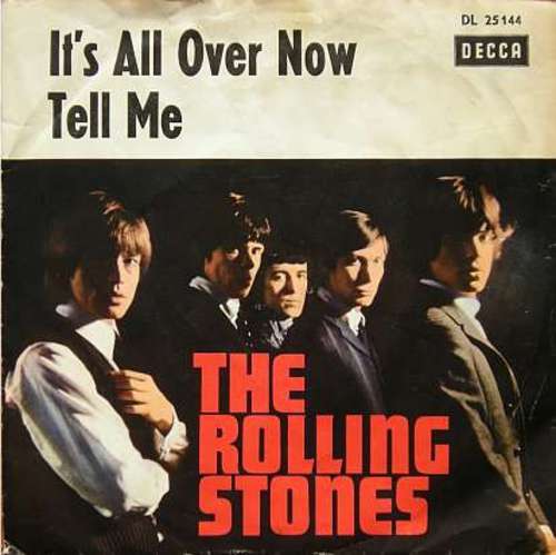 Cover The Rolling Stones - It's All Over Now / Tell Me (7) Schallplatten Ankauf