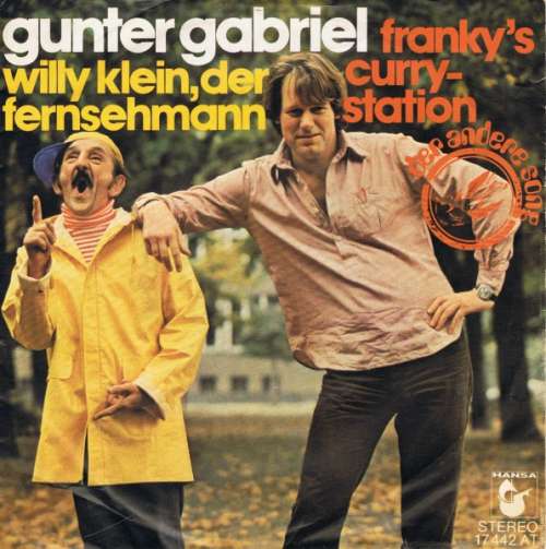 Cover Gunter Gabriel - Willy Klein, Der Fernsehmann (7, Single) Schallplatten Ankauf