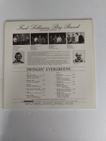 Cover Fred Sellman Bigband - Swingin'  Evergreens (LP) Schallplatten Ankauf