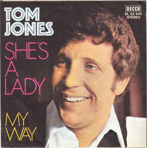 Cover Tom Jones - She's A Lady (7, Single) Schallplatten Ankauf