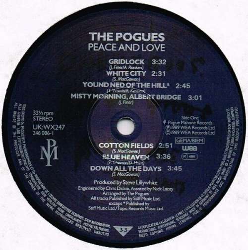 Cover Pogues* - Peace And Love (LP, Album) Schallplatten Ankauf