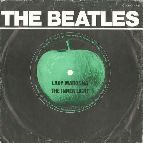 Cover The Beatles - Lady Madonna / The Inner Light (7, Single, Mono, RE) Schallplatten Ankauf