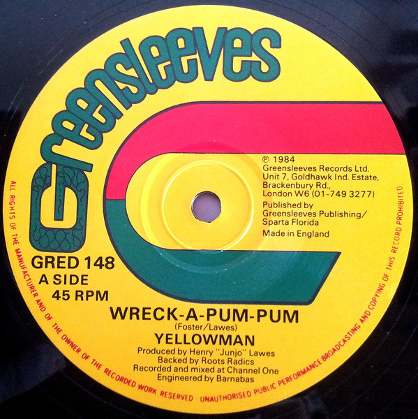 Cover Yellowman - Wreck-A-Pum-Pum / Nobody Move Nobody Get Hurt (12) Schallplatten Ankauf