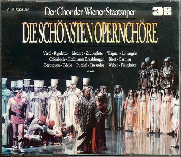 Cover Der Chor Der Wiener Staatsoper* - Die Schönsten Opernchöre (3xCD, Comp, Club) Schallplatten Ankauf