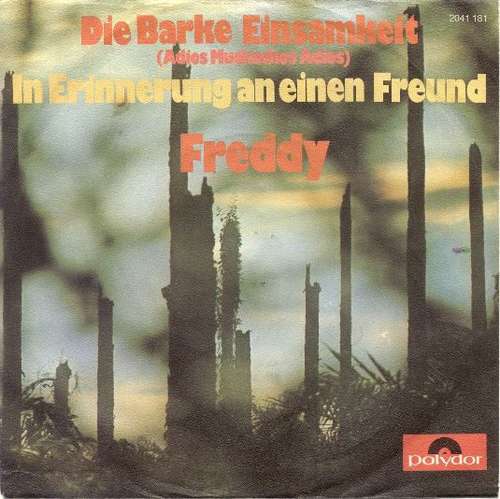 Cover Freddy* - Die Barke Einsamkeit (Adios Muchachos Adios) (7, Single) Schallplatten Ankauf