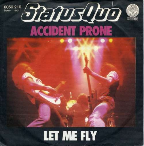 Cover Status Quo - Accident Prone (7, Single) Schallplatten Ankauf