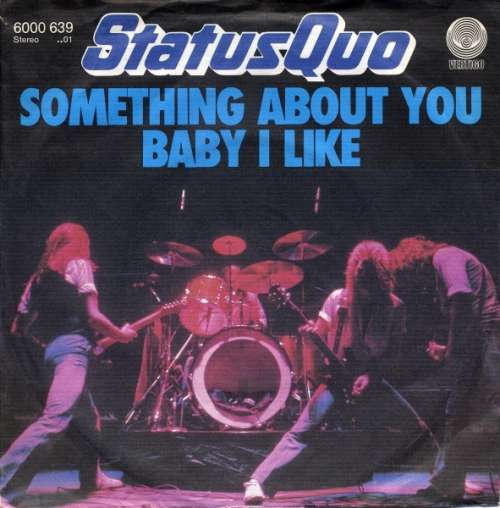 Cover Status Quo - Something About You Baby I Like (7, Single) Schallplatten Ankauf