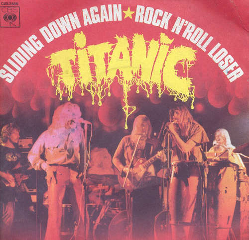 Cover Titanic (3) - Sliding Down Again (7, Single) Schallplatten Ankauf