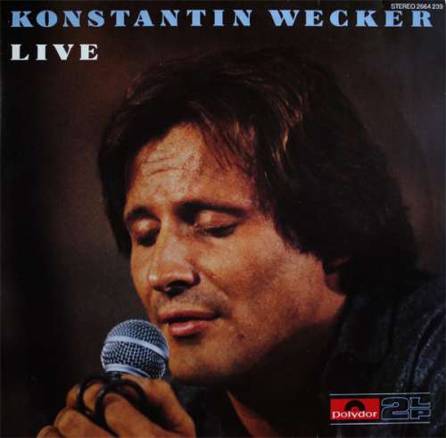Cover Konstantin Wecker - Live (2xLP, Album) Schallplatten Ankauf