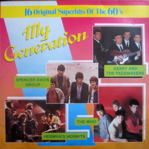 Cover Various - 16 Original Superhits Of The 60's - My Generation (LP, Comp) Schallplatten Ankauf