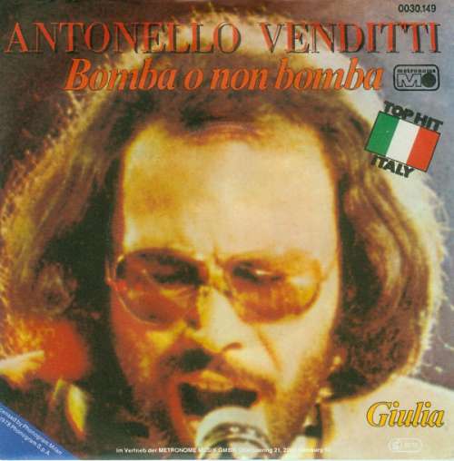 Cover Antonello Venditti - Bomba O Non Bomba (7, Single) Schallplatten Ankauf